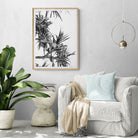 Adam Davies Framed Black & White Pandanus Framed Print