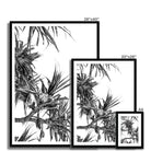 Adam Davies Framed Black & White Pandanus Framed Print