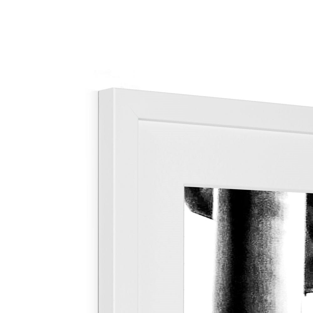 SeekandRamble Framed Black & White Pier Framed & Mounted Print
