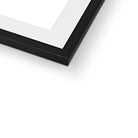 Adam Davies Framed Black & White Pool Blocks Framed & Mounted Print