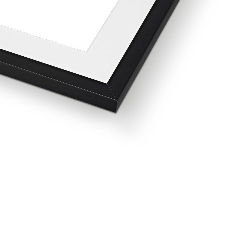 SeekandRamble Framed Black & White Pool Blocks Framed & Mounted Print