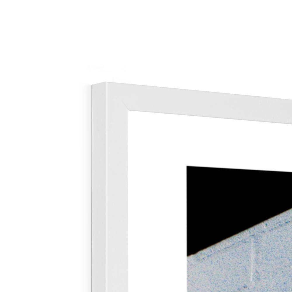 SeekandRamble Framed Blue Lines Architecture Companion Framed Print