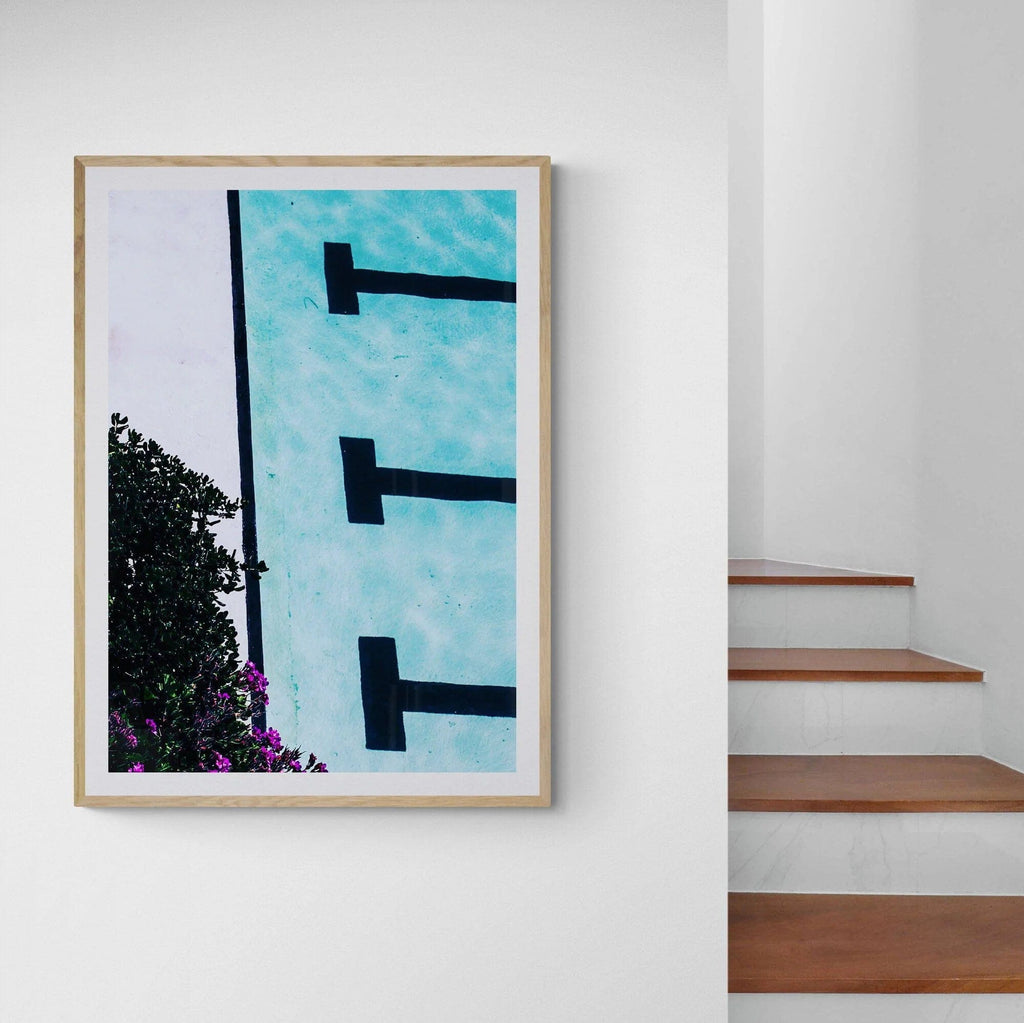 Seek & Ramble Framed Bondi Icebergs Abstract Framed Print