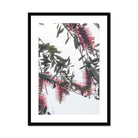 Adam Davies Framed A4 Portrait / Black Frame Bottlebrush Flowers #1 Framed & Mounted Print