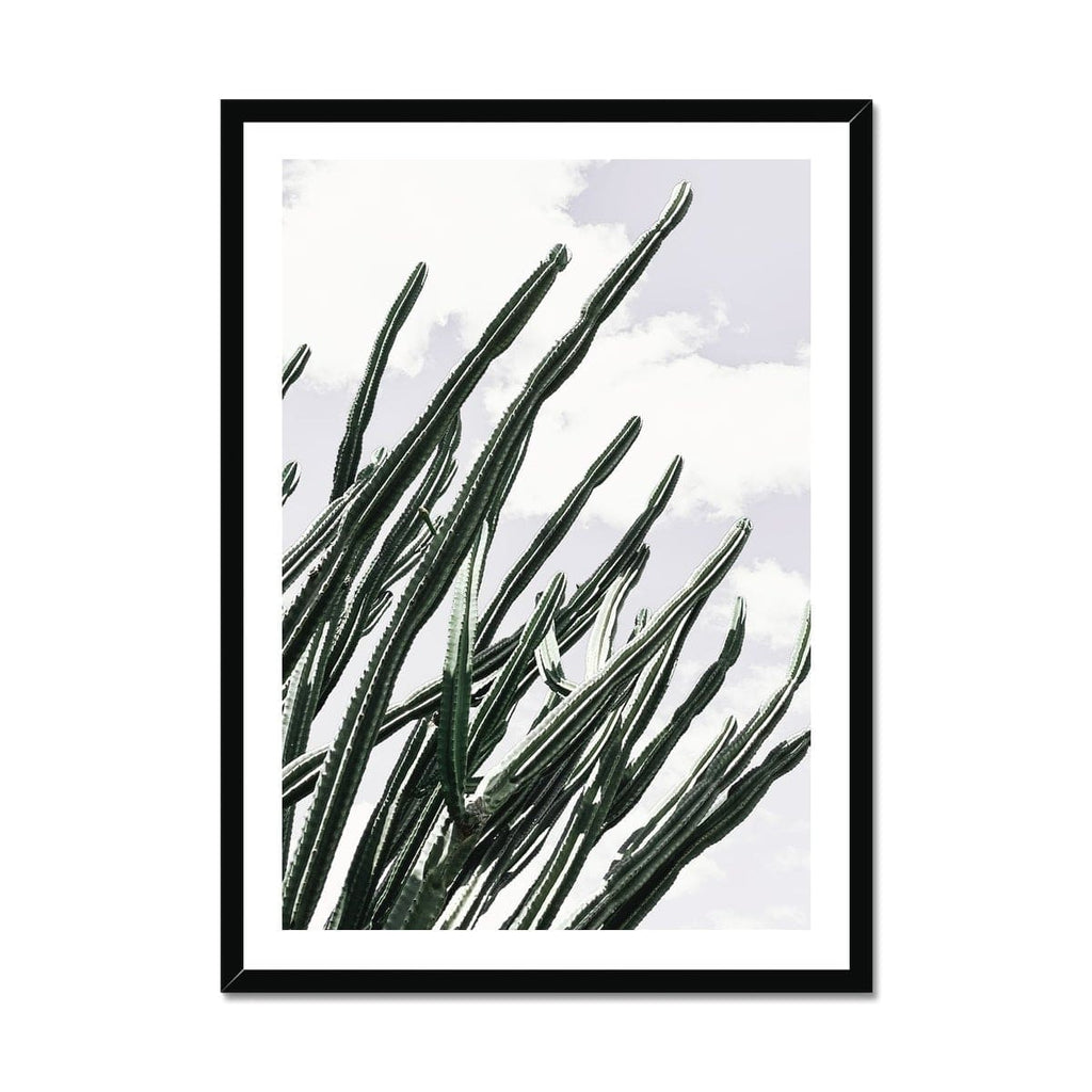 SeekandRamble Framed 12"x16"(40.64x30.48cm) / Black Frame Cactus & More Cactus Framed Print