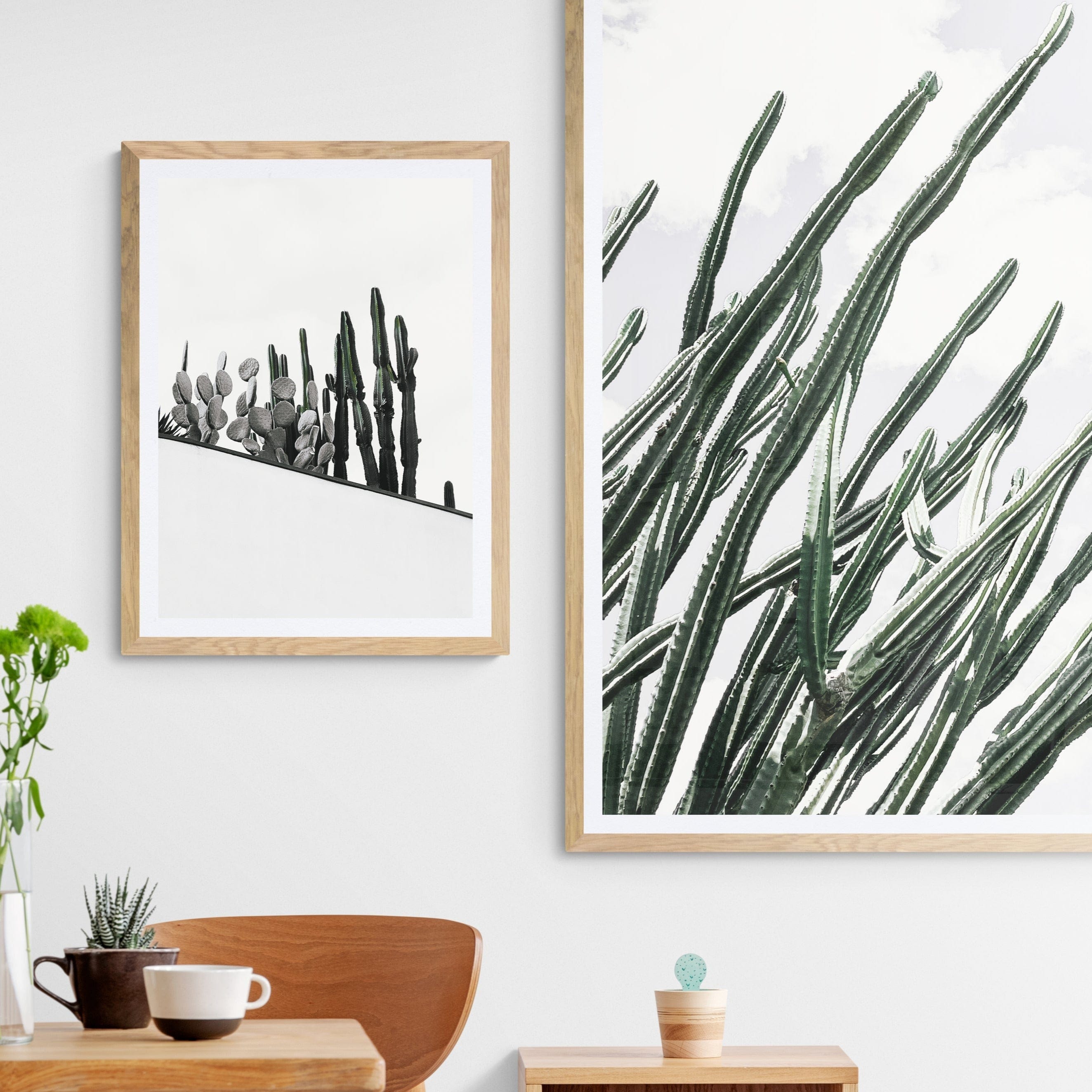Seek & Ramble Framed Cactus & More Cactus Framed Print
