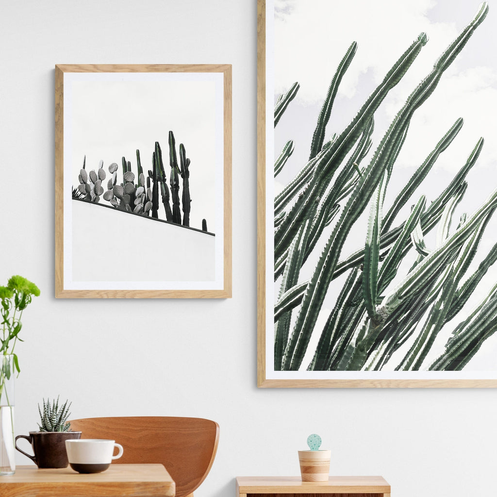 SeekandRamble Framed Cactus & More Cactus Framed Print