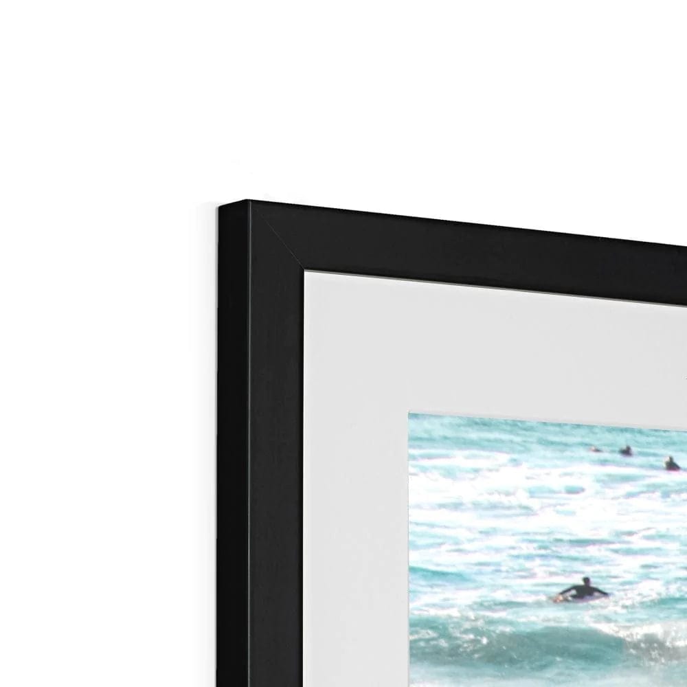 SeekandRamble Framed Coastal Beach Edge Framed & Mounted Print