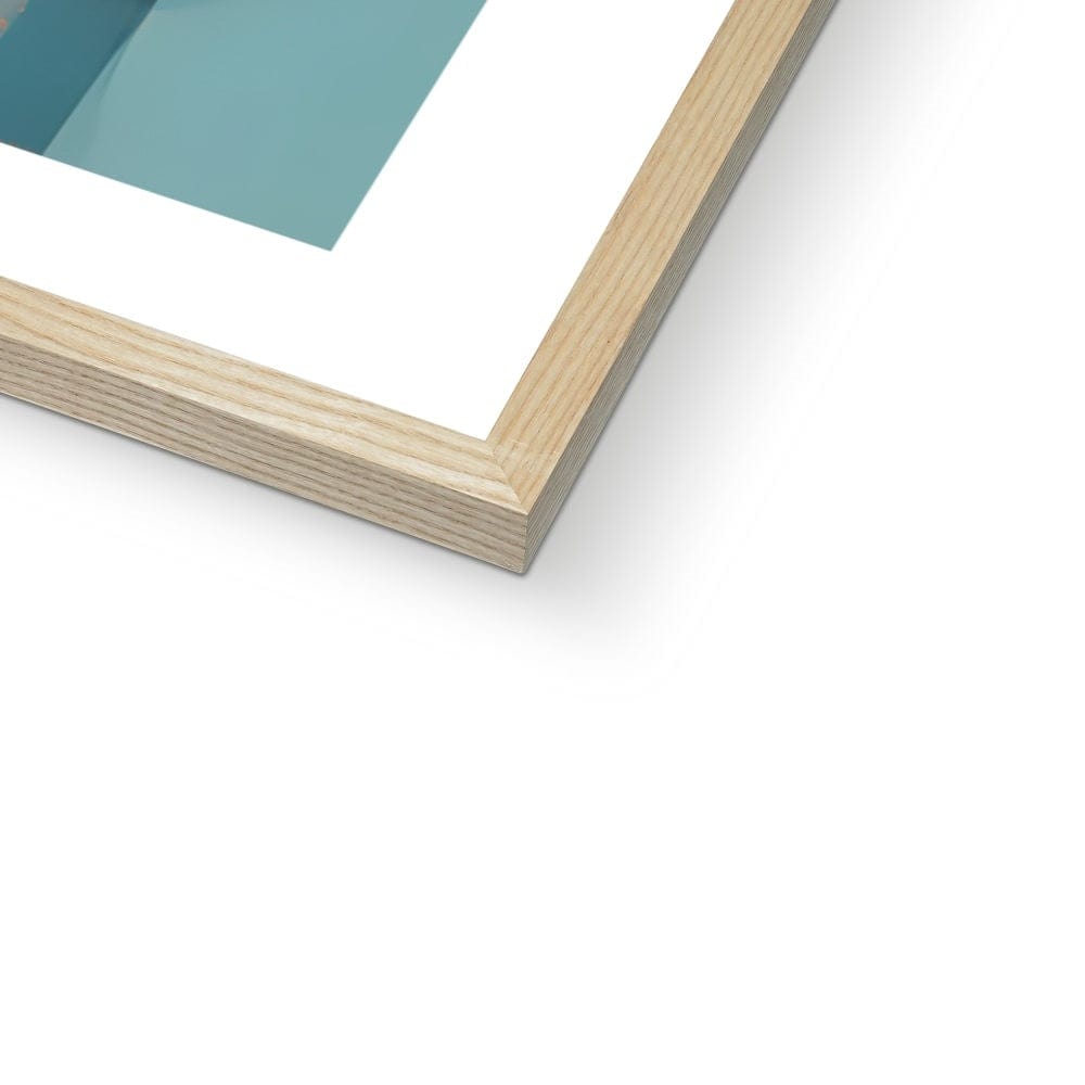Seek & Ramble Framed Abstract Blues #1 Framed Print