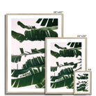 Seek & Ramble Framed Fan Palm Left Framed & Mounted Print