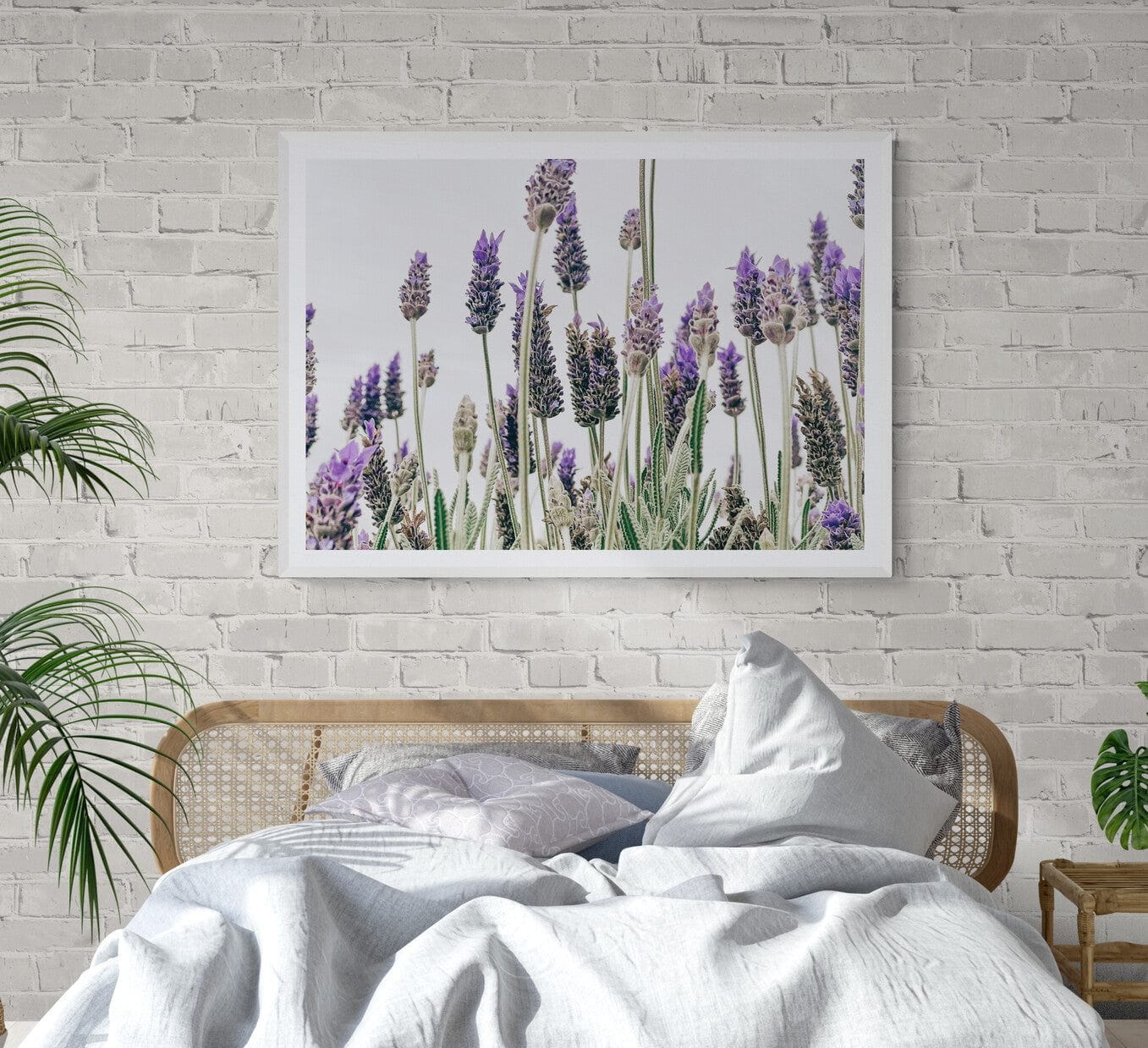Seek & Ramble Framed Flowering Lavender Print