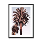 Seek & Ramble Framed Golden Palm Trees Framed & Mounted Print