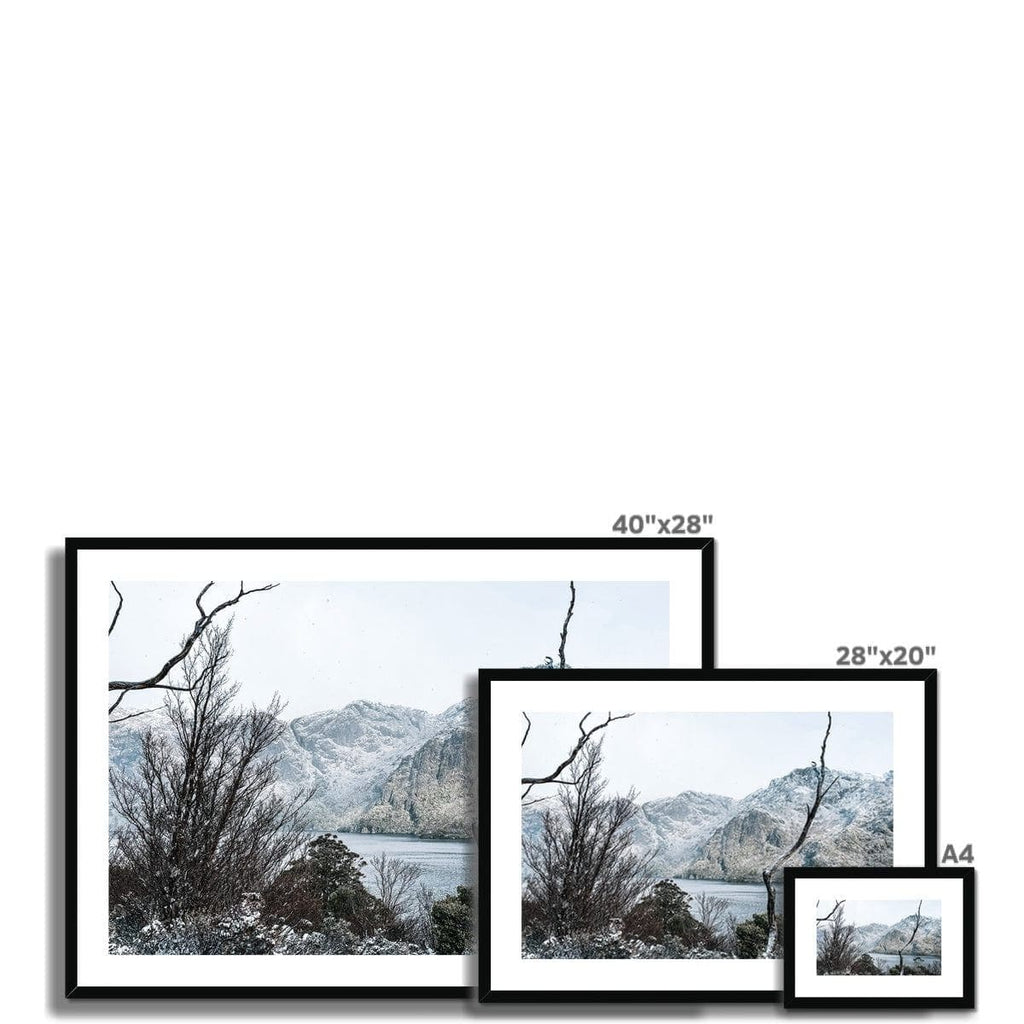 SeekandRamble Fine art Hansen Lake Cradle Mountain Framed & Mounted Print