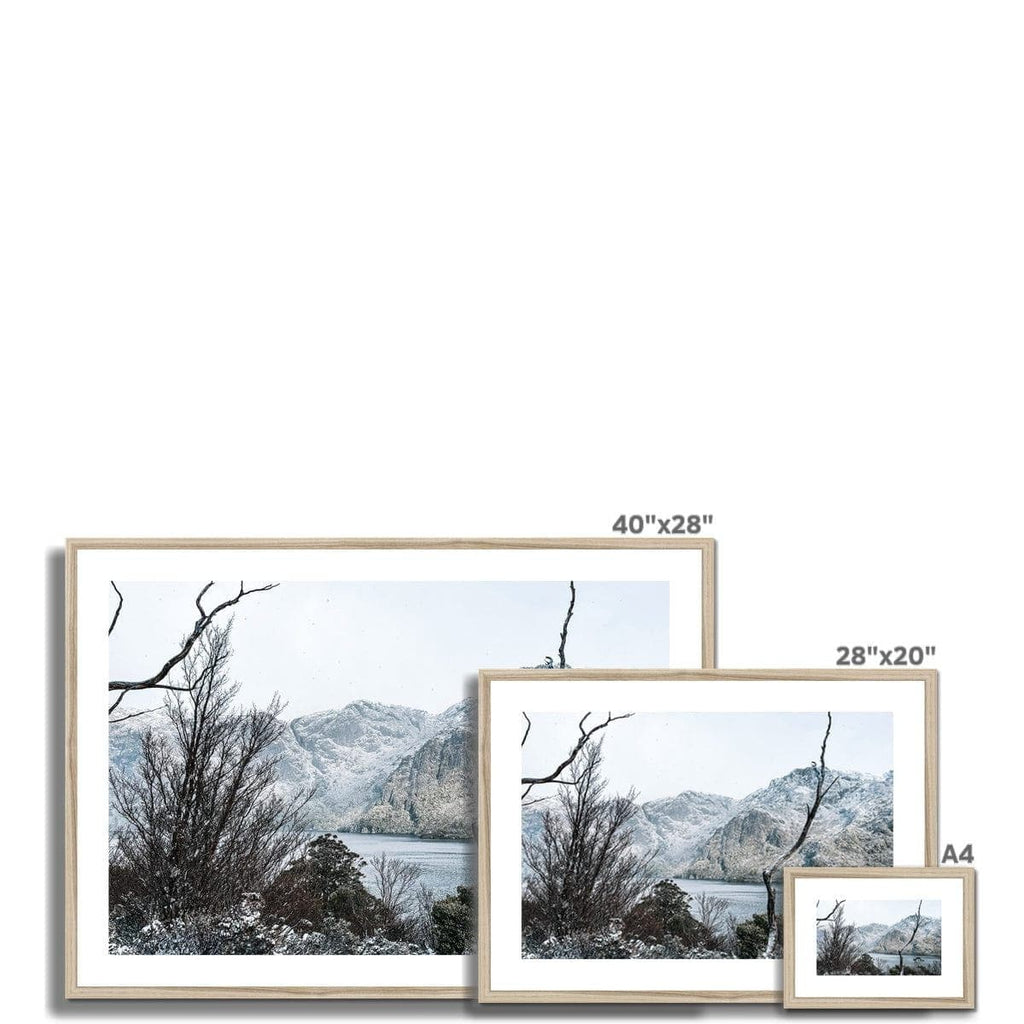 SeekandRamble Fine art Hansen Lake Cradle Mountain Framed & Mounted Print