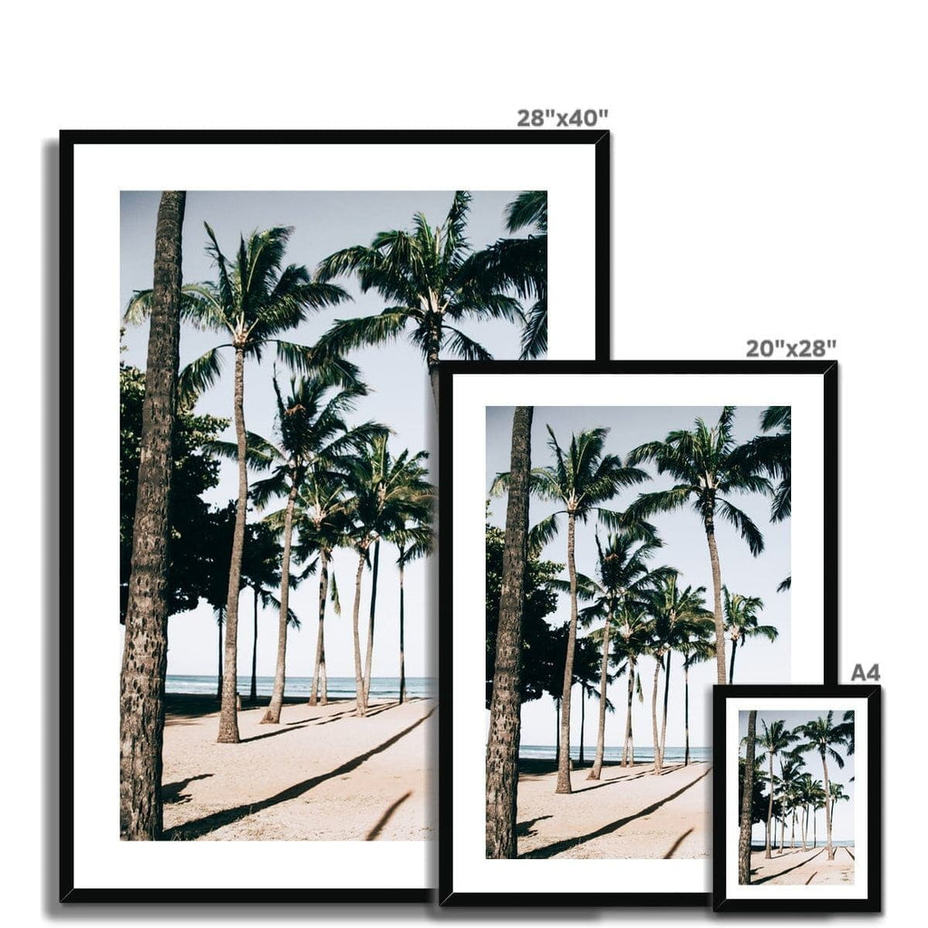 SeekandRamble Framed Hawaiian Palms Print