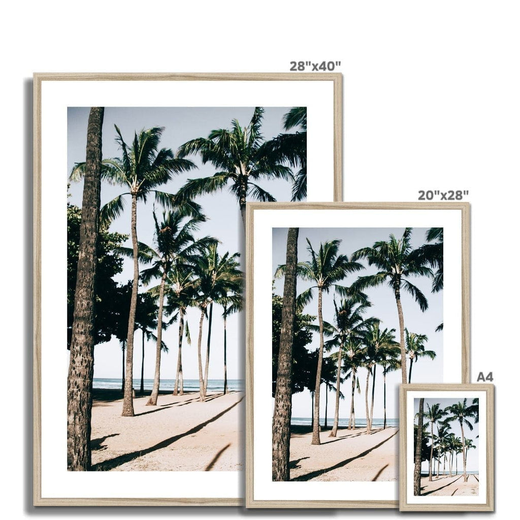 SeekandRamble Framed Hawaiian Palms Print