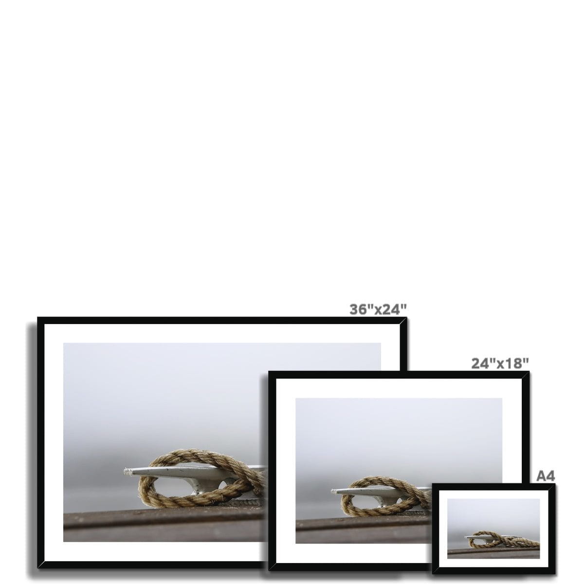 Seek & Ramble Framed Jetty Rope Framed & Mounted Print