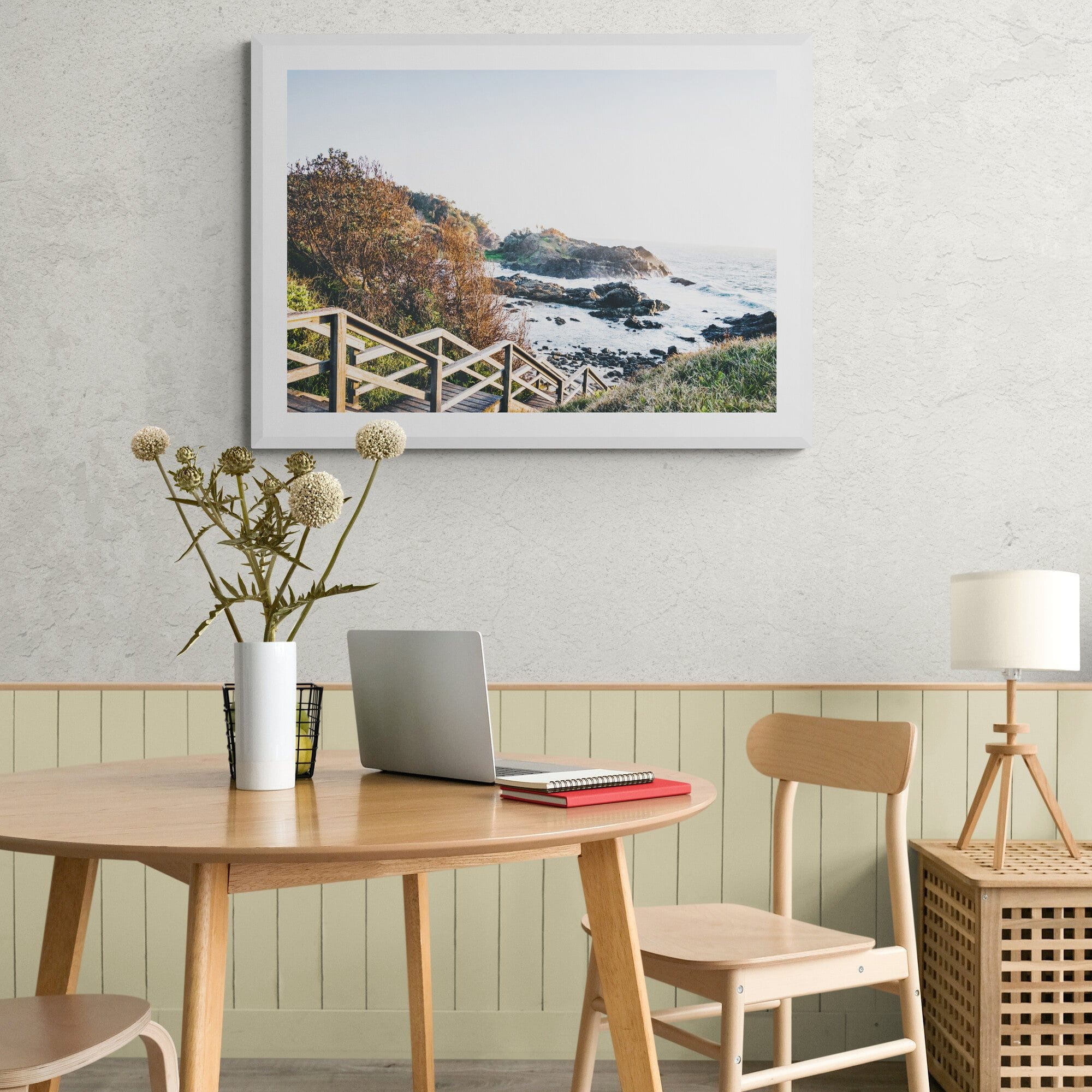 Seek & Ramble Framed Little Bay Port Macquarie Coastal View Framed & Mounted Print