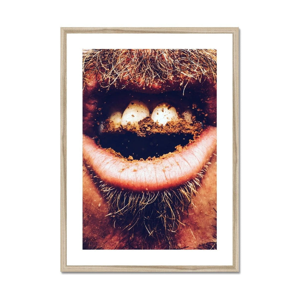 Seek & Ramble Framed A4 Portrait / Natural Frame Milo Mouth Framed & Mounted Print