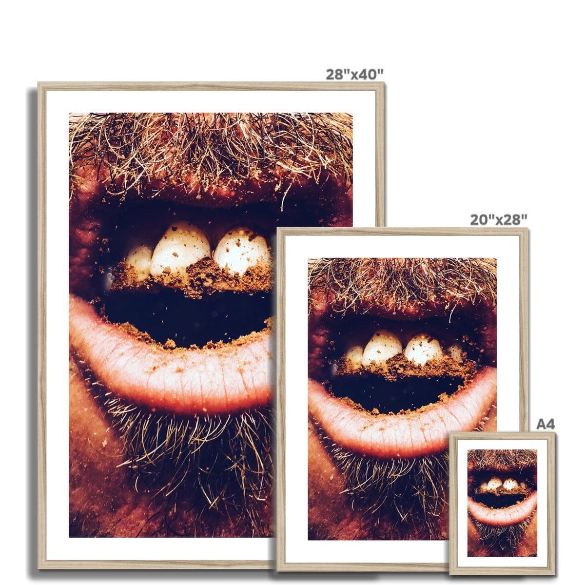 Seek & Ramble Framed Milo Mouth Framed & Mounted Print
