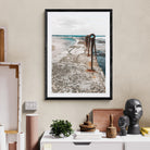 Seek & Ramble Framed Newcastle Ocean Baths Rusting Fence Framed Print