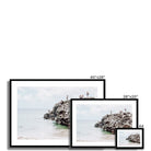 Seek & Ramble Framed Ocean Rock Jumping Framed Print