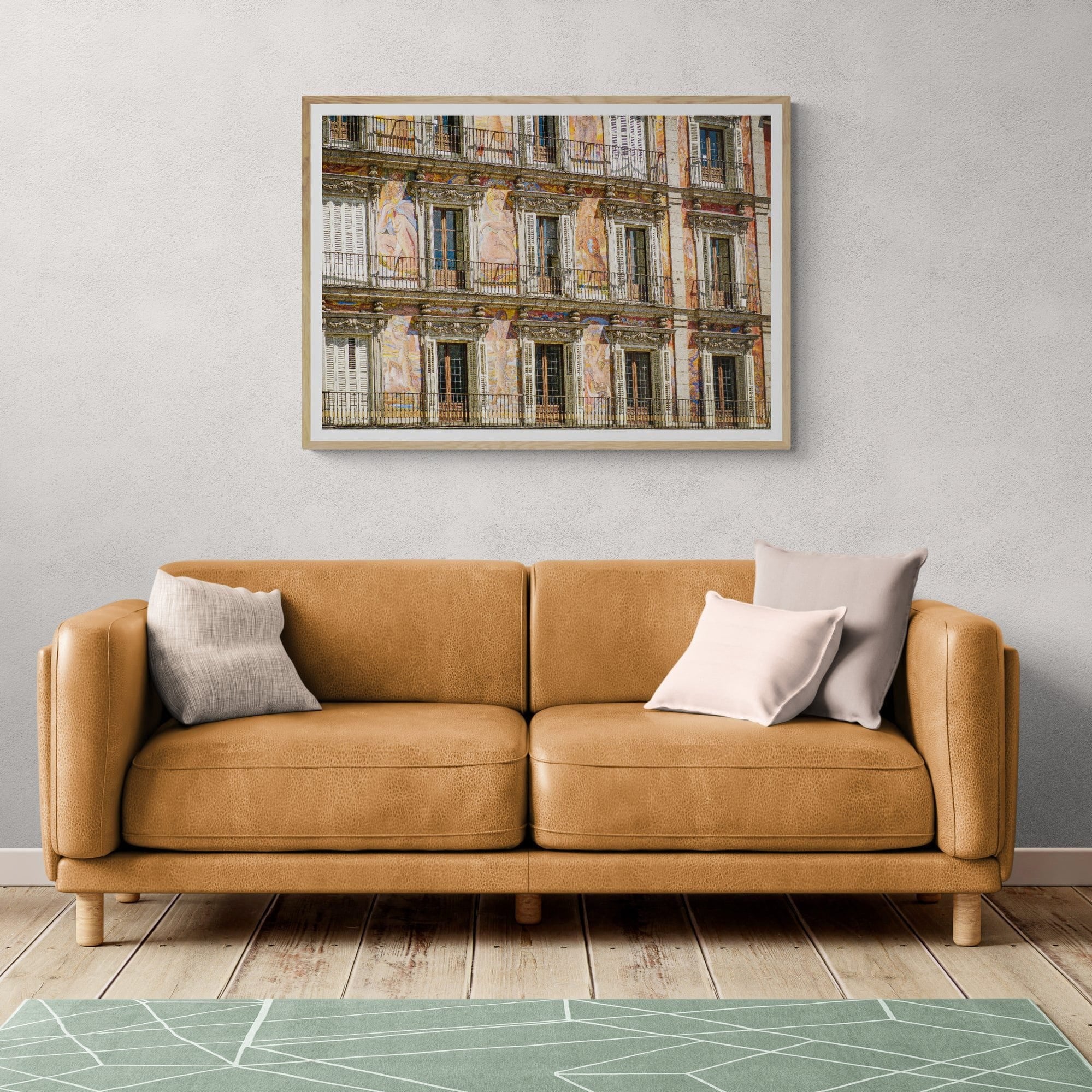 Seek & Ramble Framed Plaza Mayor Balconies Casa de la Panader’a Madrid Framed Print