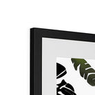 Seek & Ramble Framed Raining Monstera Leaves Framed & Mounted Print