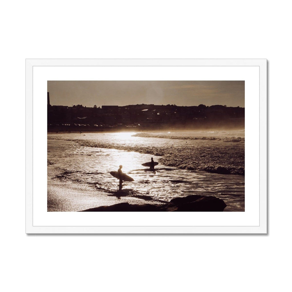 SeekandRamble Framed 8"x6" / White Frame Ready To Surf Framed Print