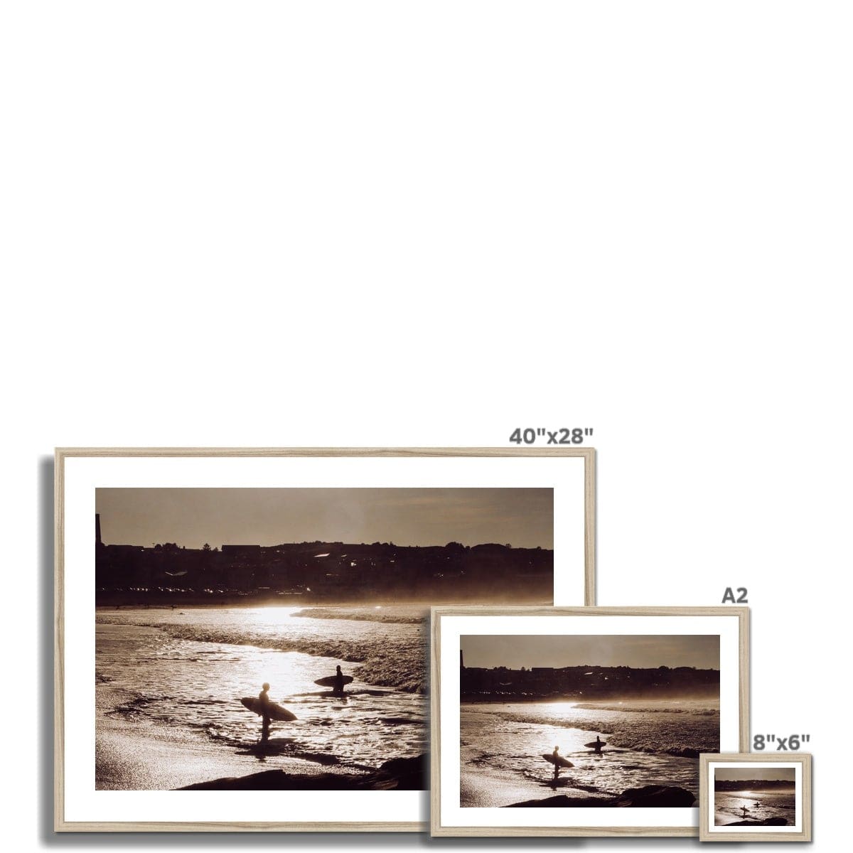 Adam Davies Framed Ready To Surf Framed Print