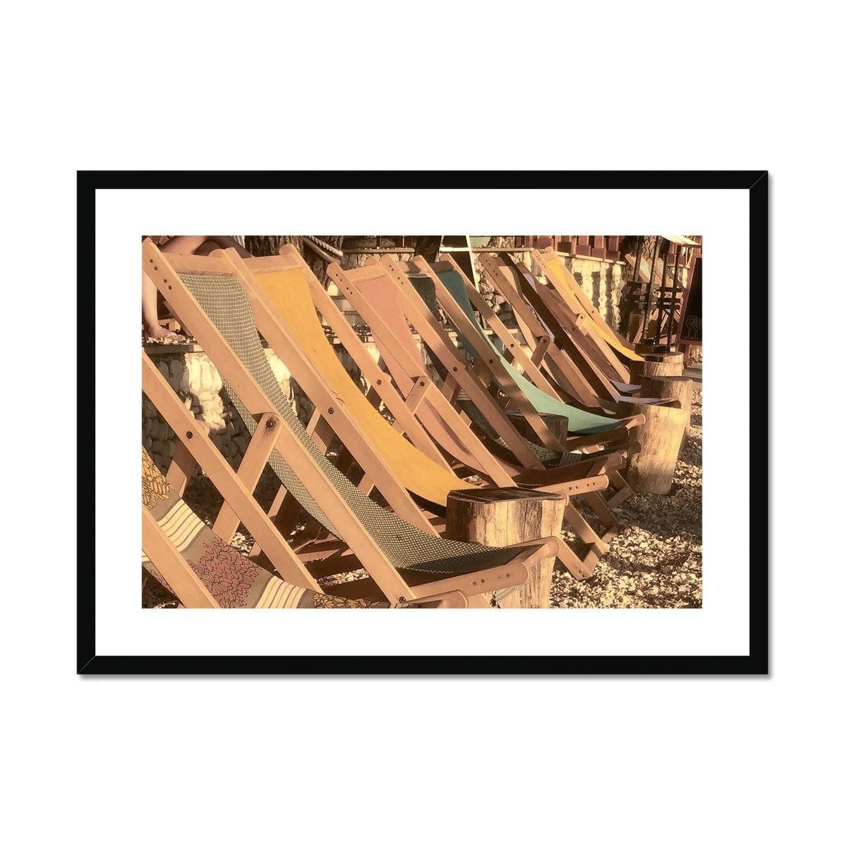 Adam Davies Framed Sun Lounge Sun Kissed Framed & Mounted Print