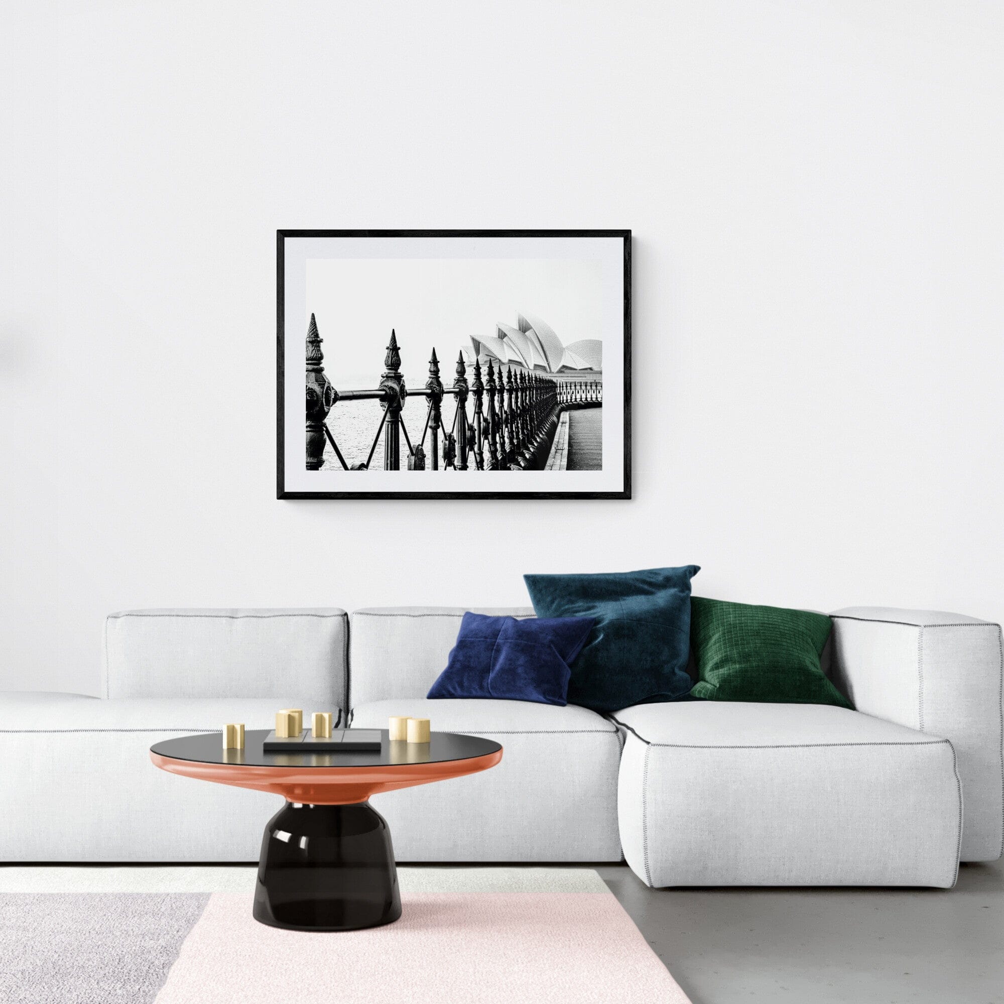 Seek & Ramble Framed Sydney Opera House Morning Fog Framed & Mounted Print