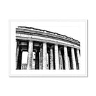 Seek & Ramble Framed A4 Landscape (29x21cm) / White Frame The Colonnades of St. Peter's The Vatican Framed & Mounted Print