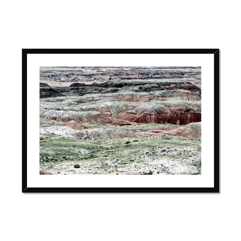 SeekandRamble Framed 28"x20" / Black Frame The Painted Desert Framed & Mounted Print