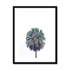 Adam Davies Framed A4 Portrait (21x29.7cm) / Black Frame Vaucluse Palm Tree V2 Framed & Mounted Print