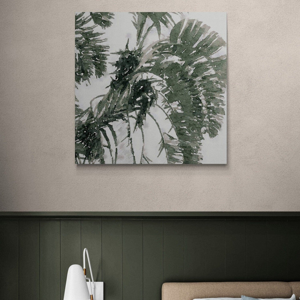 SeekandRamble Canvas Watercolour Fan Palm #1 Canvas Canvas