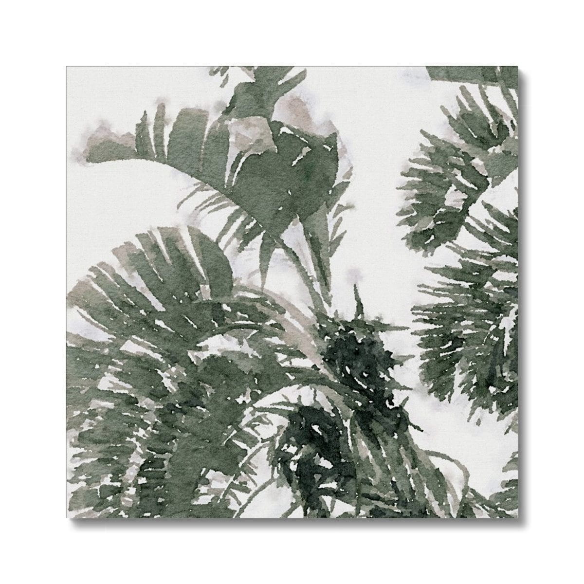 Prodigi Canvas 16"x16" / Image Wrap Watercolour Fan Palm #2 Canvas