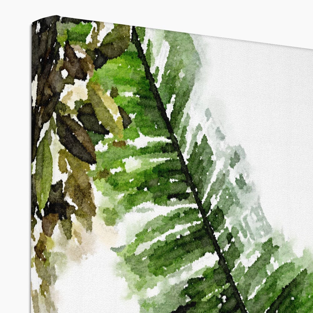 SeekandRamble Canvas Watercolour Fan Palm Eco Canvas