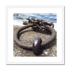 Seek & Ramble Framed 12"x12" (30.48x30.48cm) / White Frame Wharf Docking Ring Framed & Mounted Print