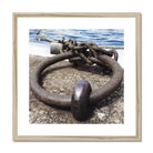 Seek & Ramble Framed 12"x12" (30.48x30.48cm) / Natural Frame Wharf Docking Ring Framed & Mounted Print