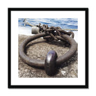 Seek & Ramble Framed 12"x12" (30.48x30.48cm) / Black Frame Wharf Docking Ring Framed & Mounted Print